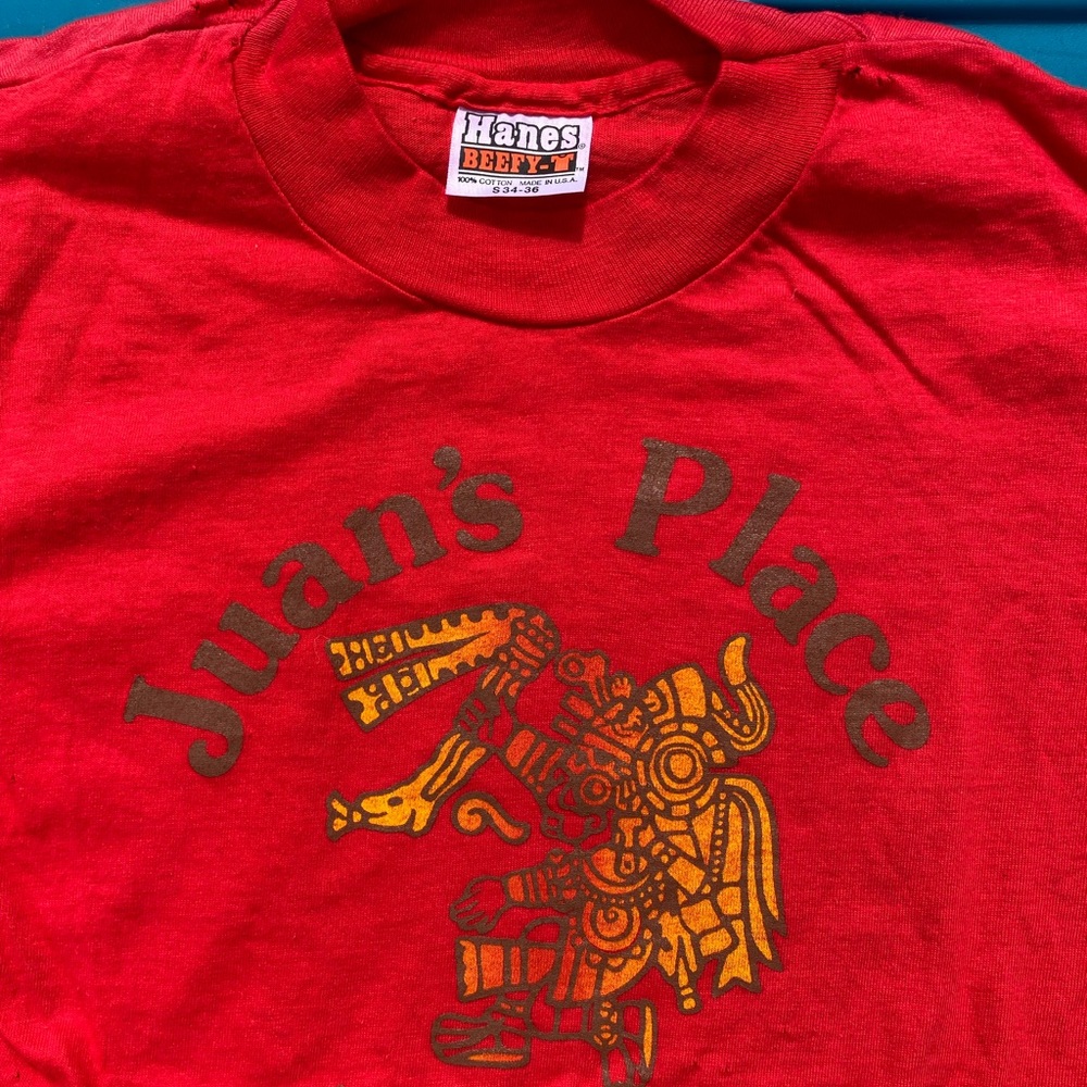 Vintage test print screen printed T-shirt